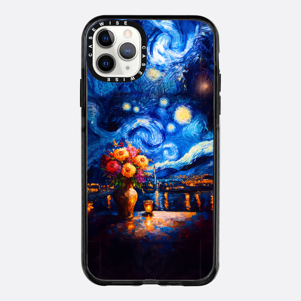 Starry Night Floral - Etui
