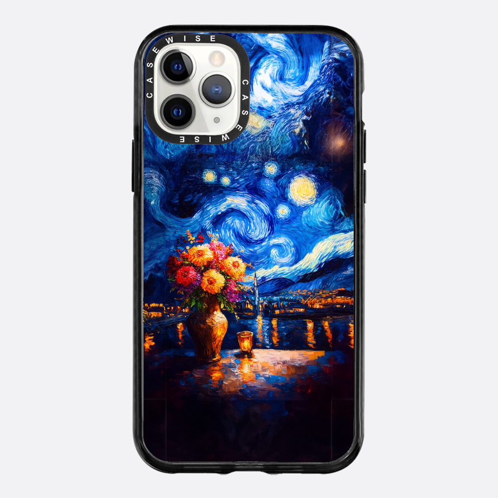Starry Night Floral - Etui