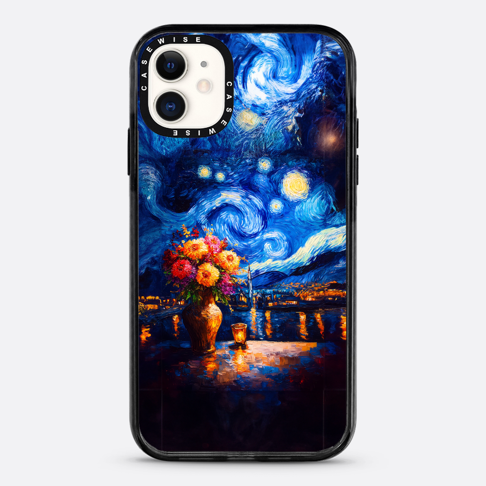 Starry Night Floral - Etui