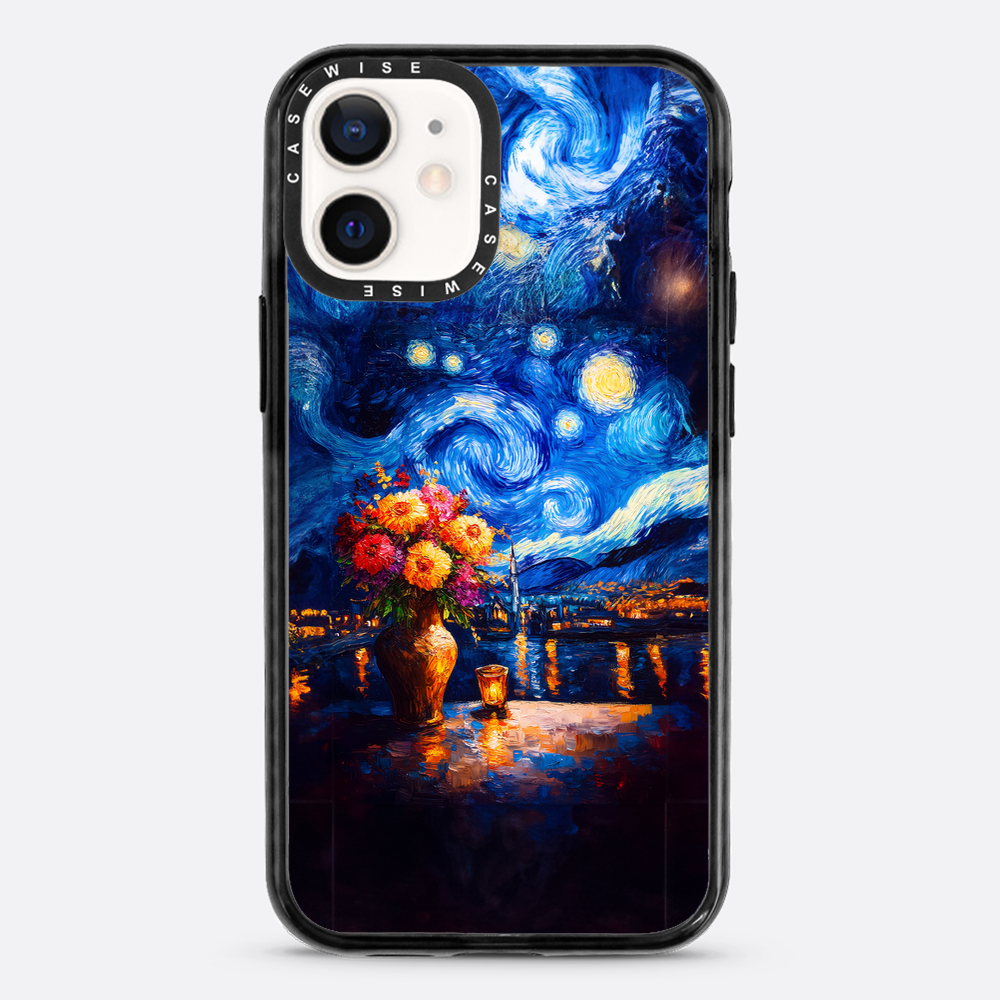 Starry Night Floral - Etui