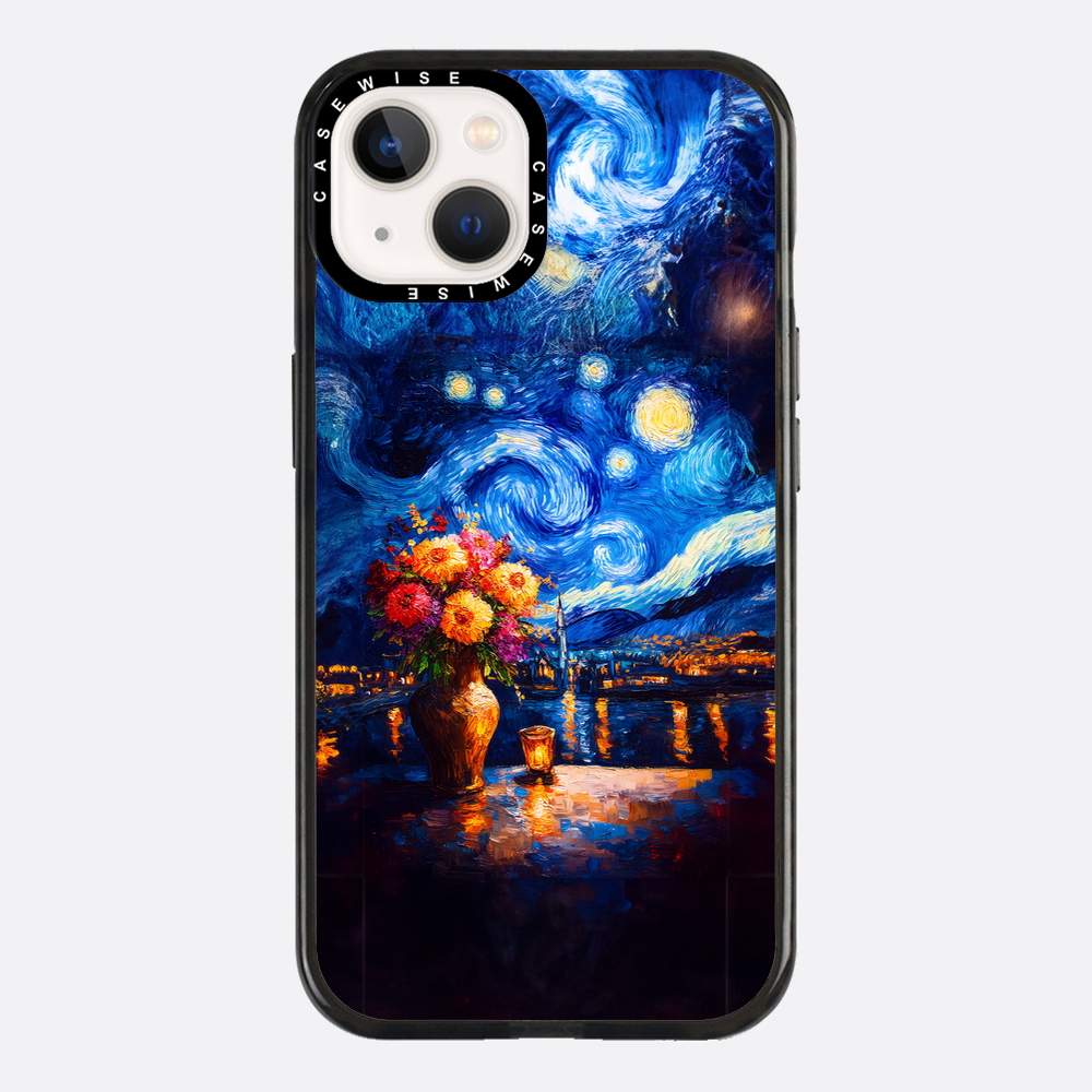 Starry Night Floral - Etui