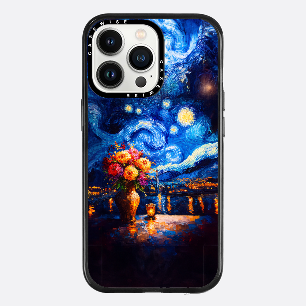 Starry Night Floral - Etui