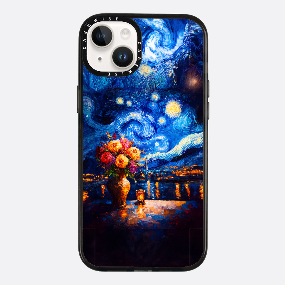 Starry Night Floral - Etui