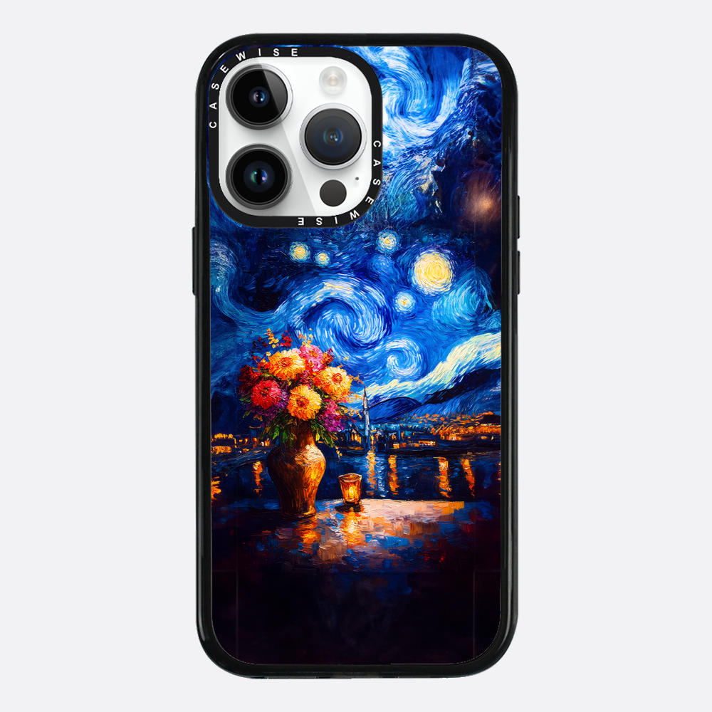 Starry Night Floral - Etui