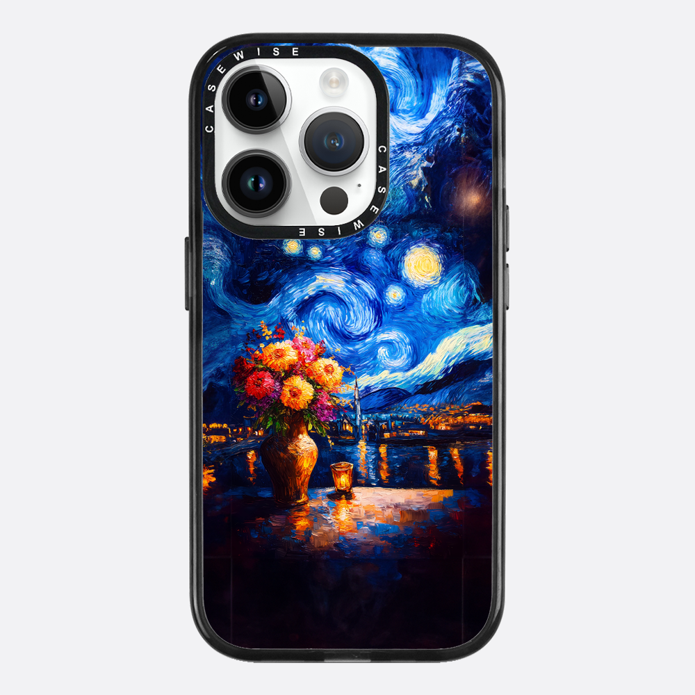 Starry Night Floral - Etui