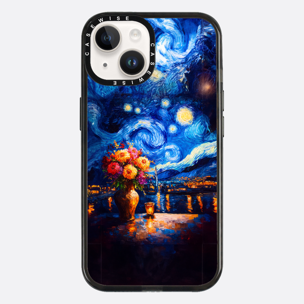 Starry Night Floral - Etui