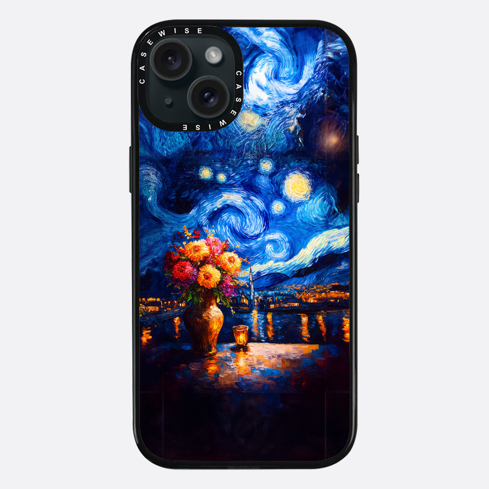 Starry Night Floral - Etui