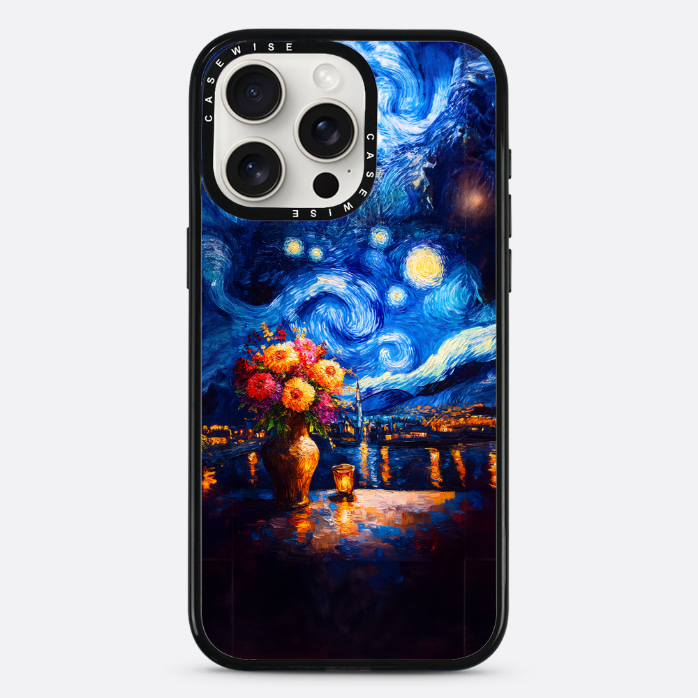Starry Night Floral - Etui