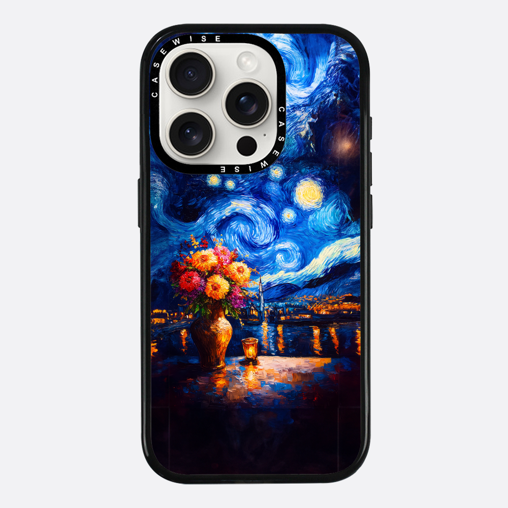Starry Night Floral - Etui