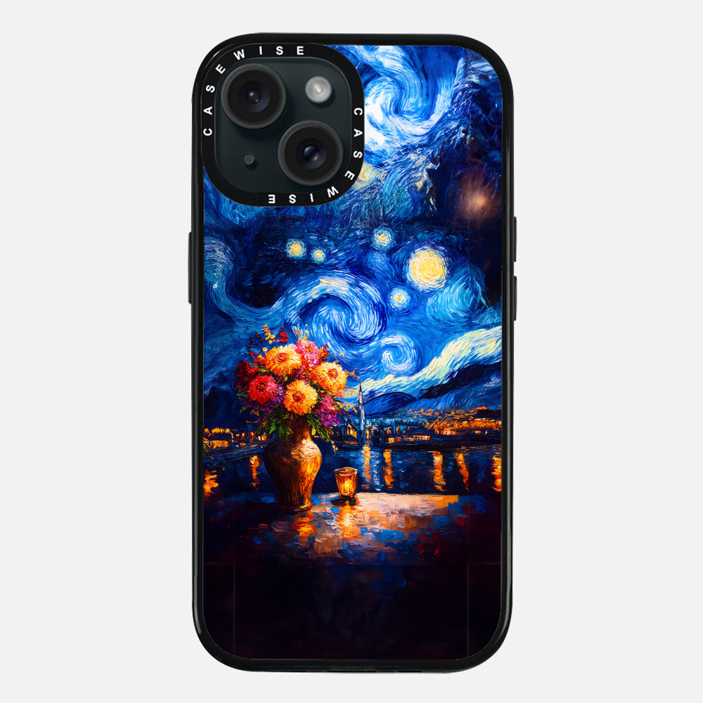Starry Night Floral - Etui