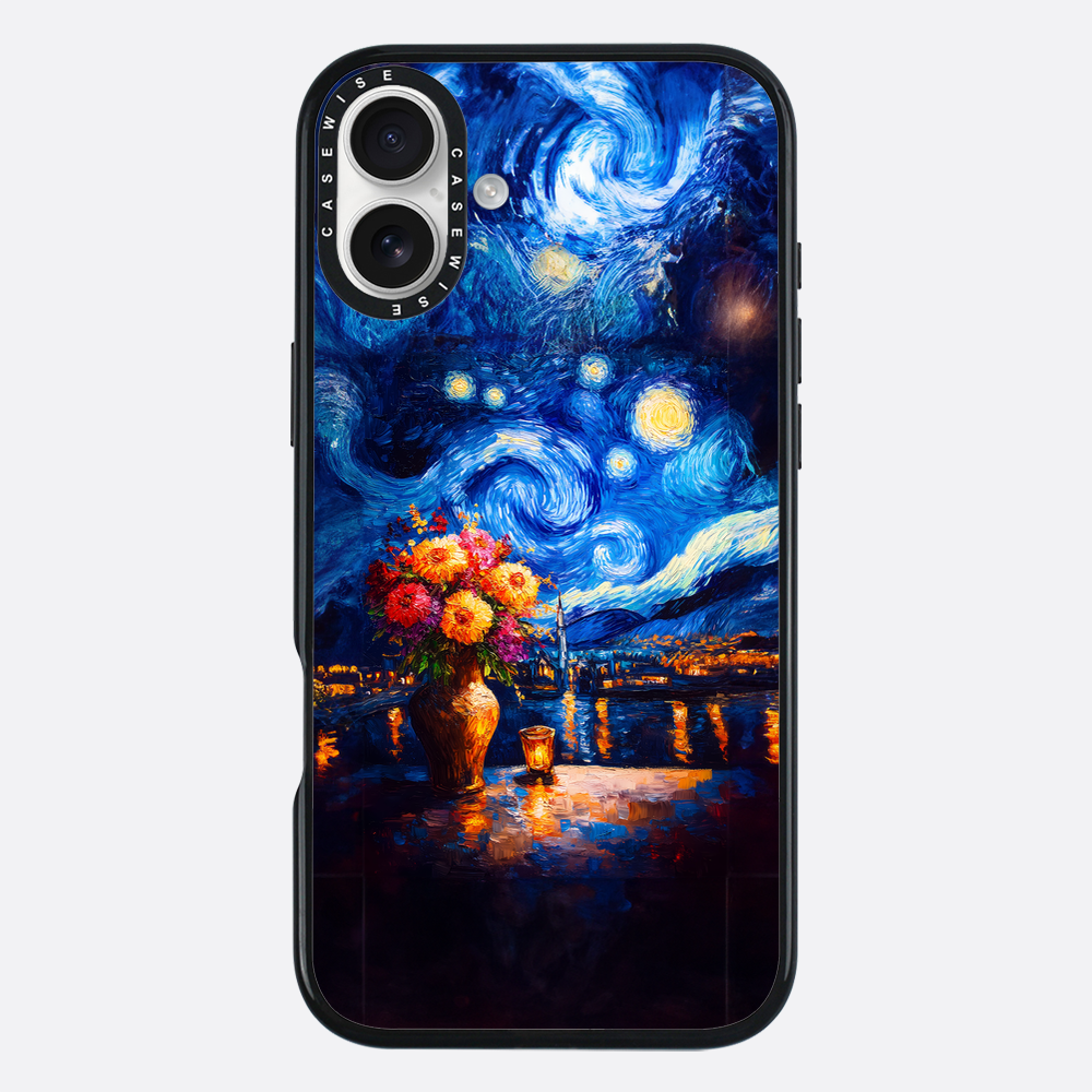 Starry Night Floral - Etui