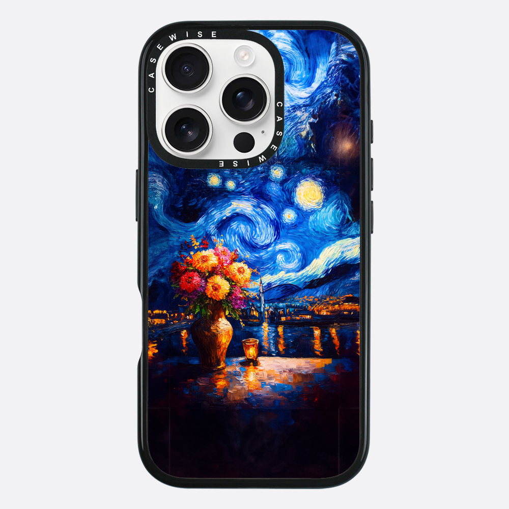 Starry Night Floral - Etui