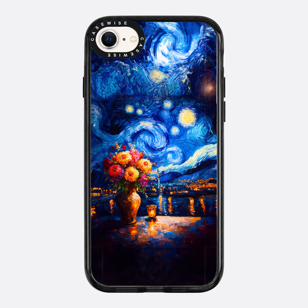 Starry Night Floral - Etui