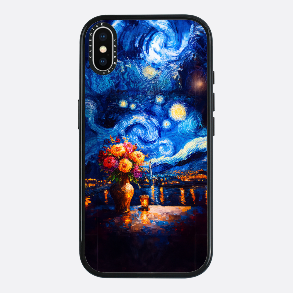 Starry Night Floral - Etui