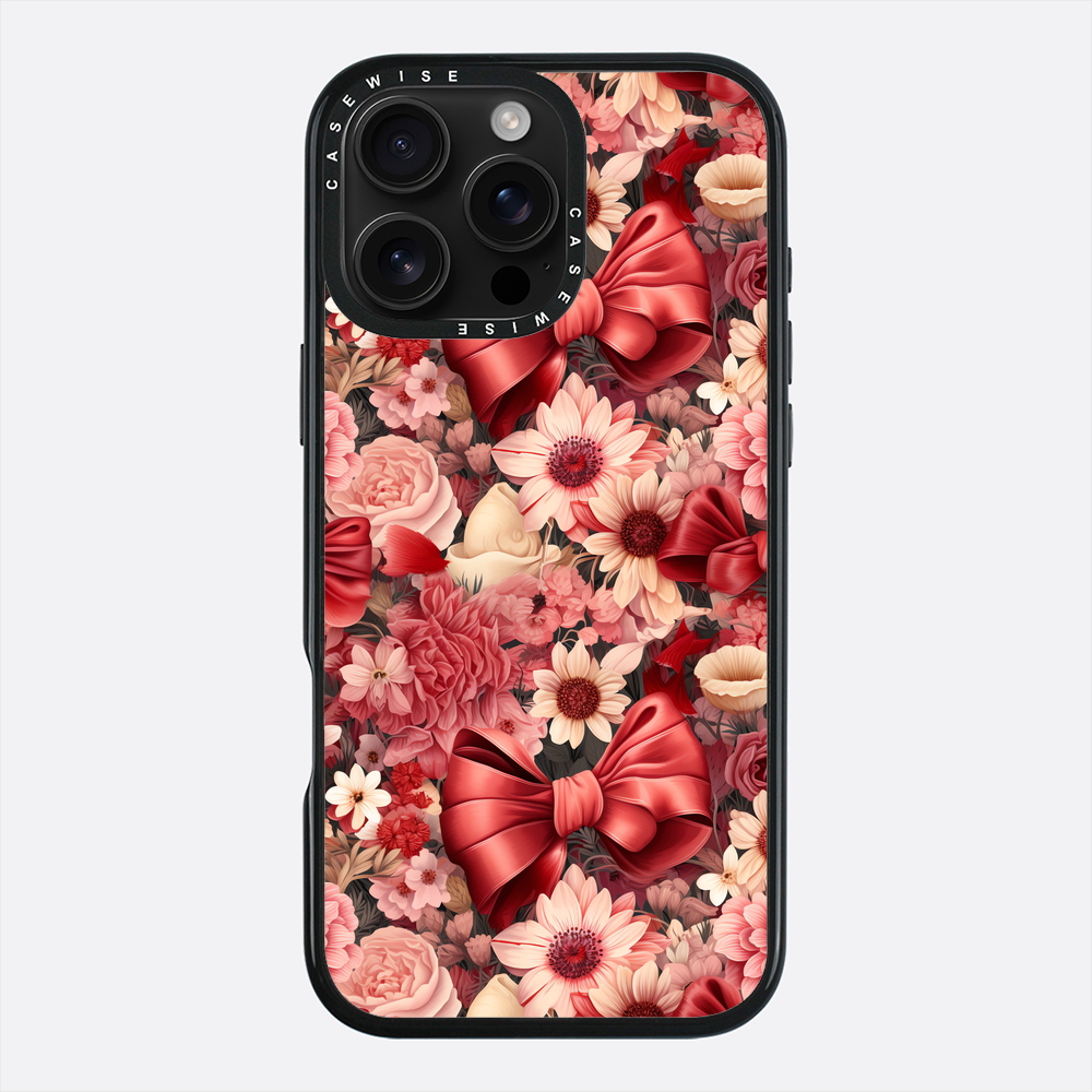 Czerwone Serca na Czerni - Etui