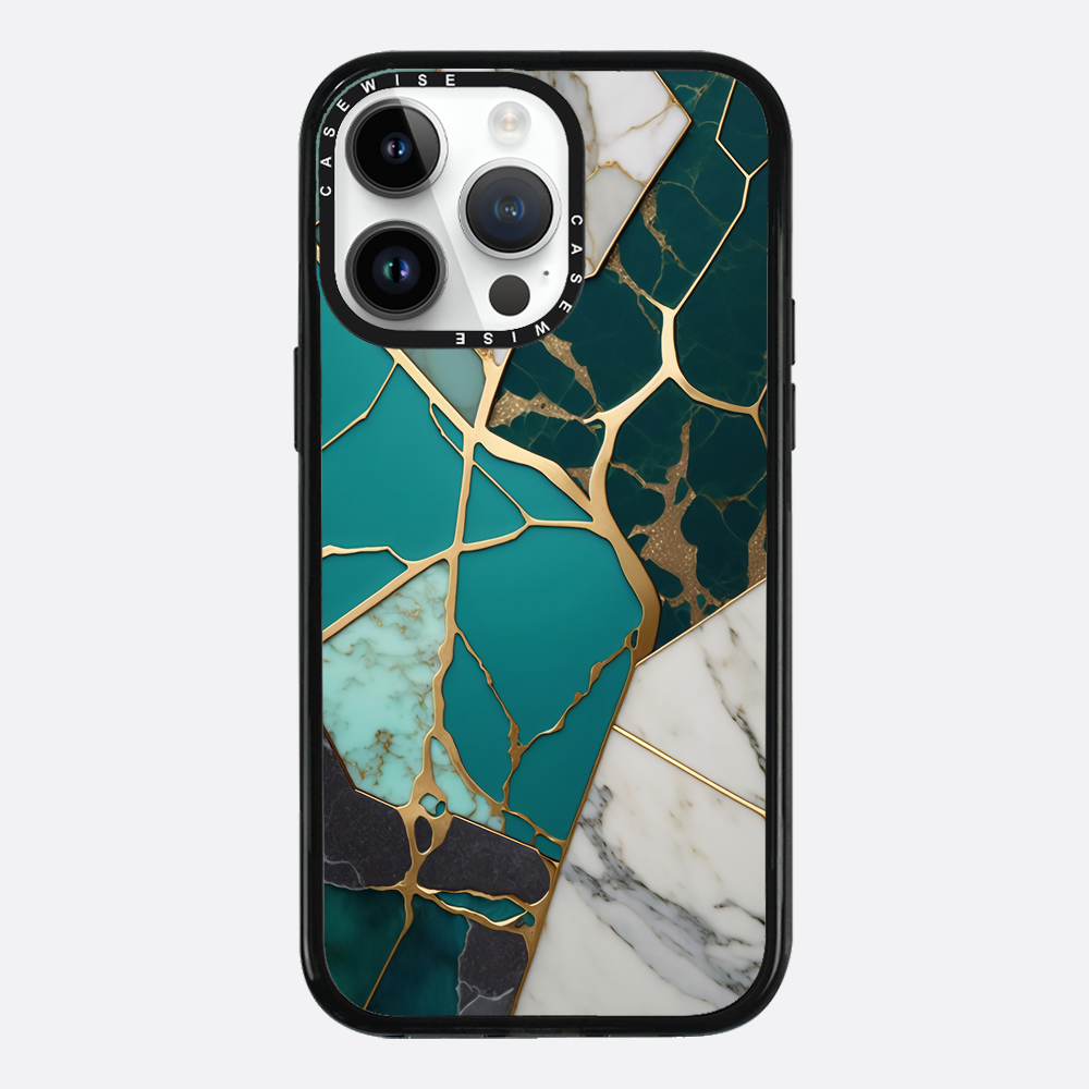 Abstract Jade Kintsugi - Etui