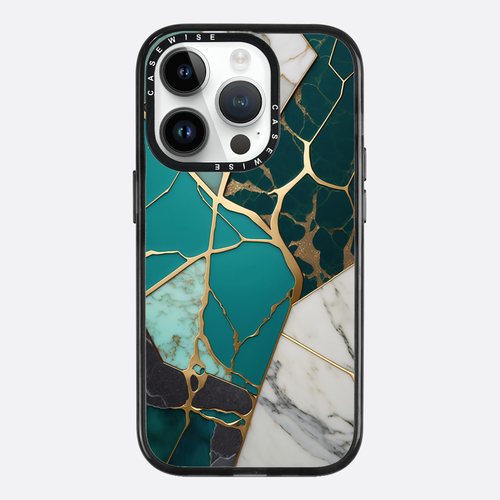 Abstract Jade Kintsugi - Etui
