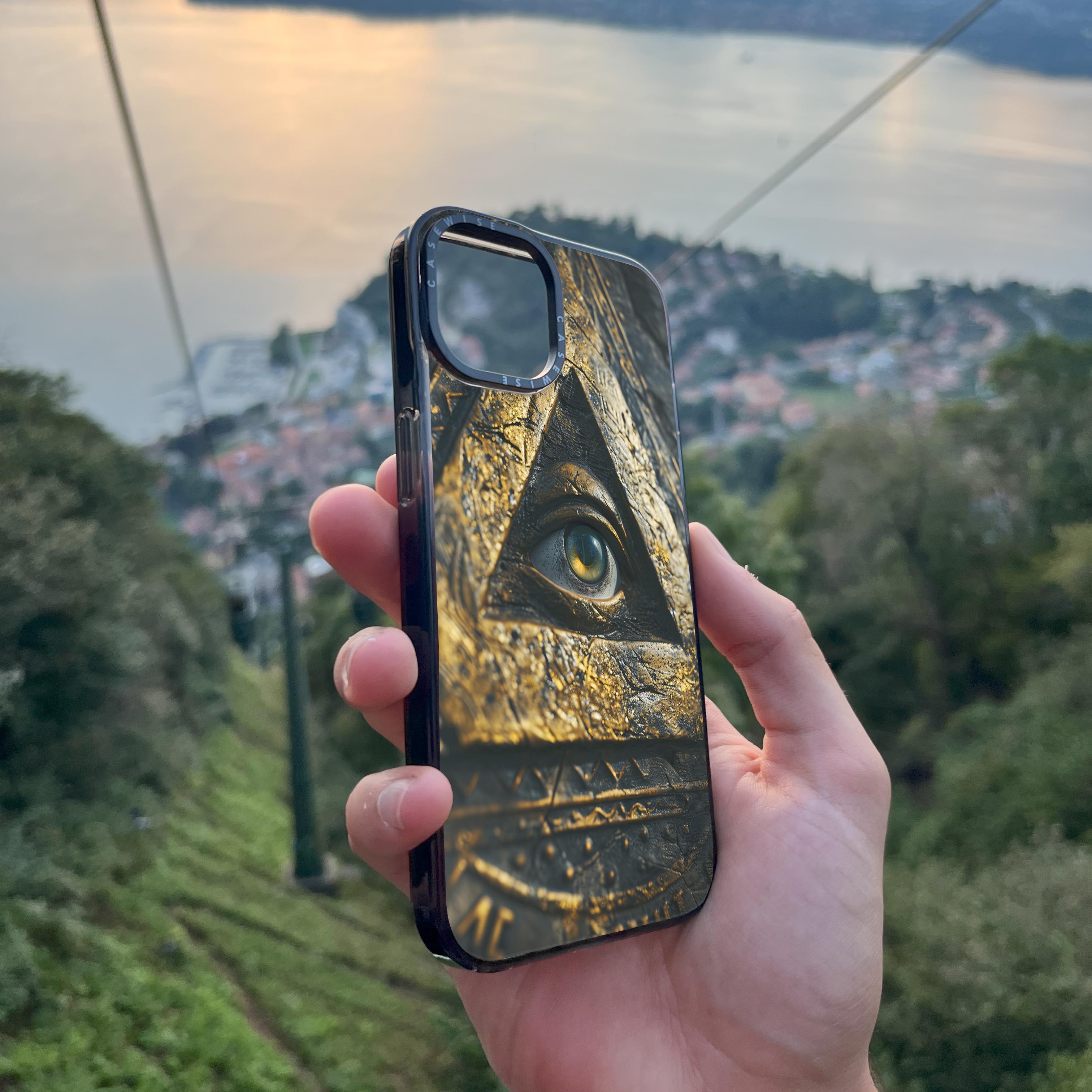 Panopticon All-seeing Eye Gold - Etui
