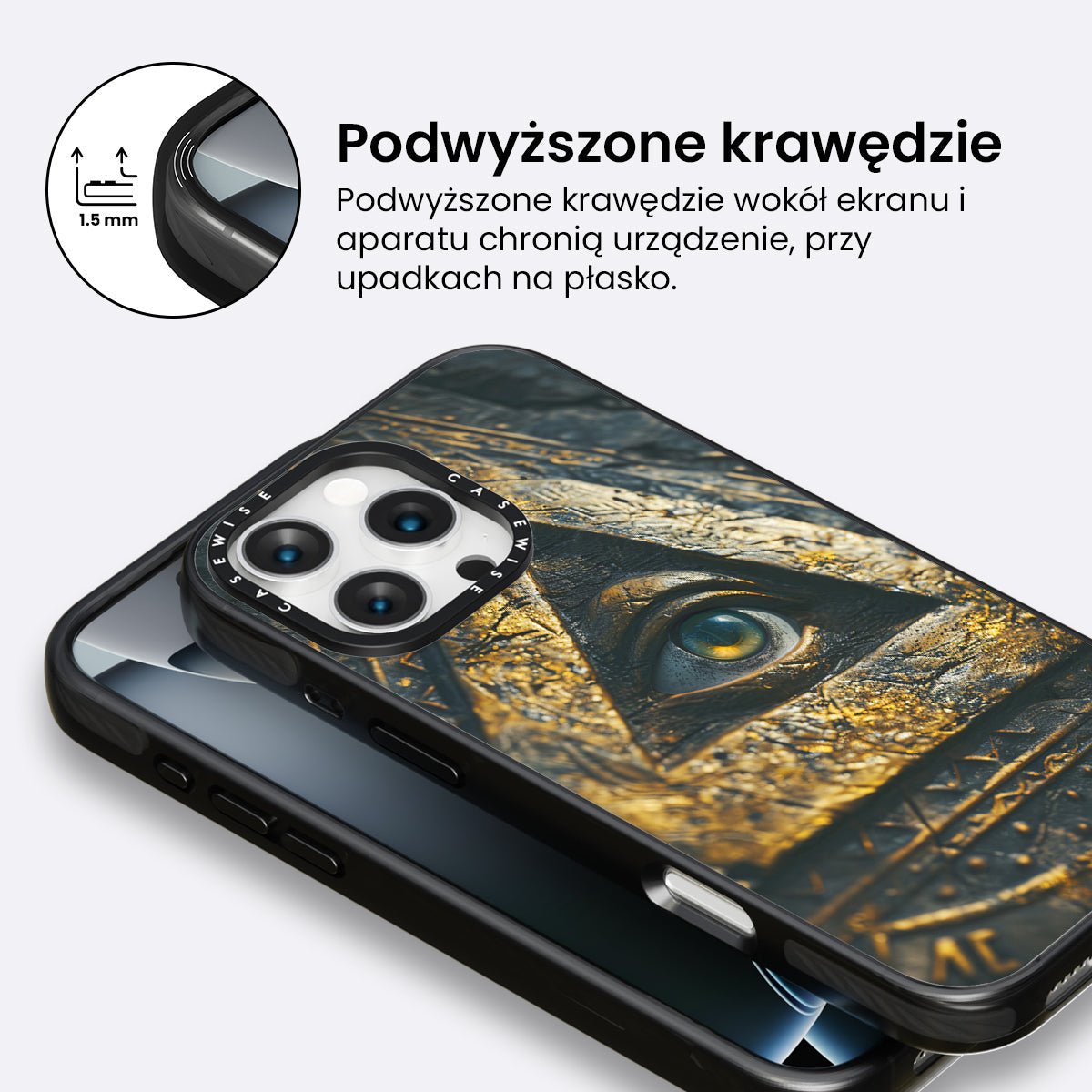 Panopticon All-seeing Eye Gold - Etui