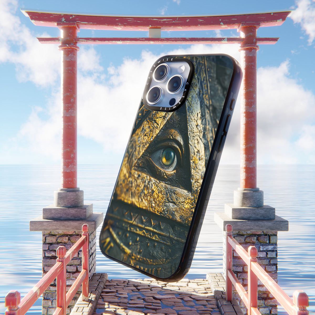Panopticon All-seeing Eye Gold - Etui