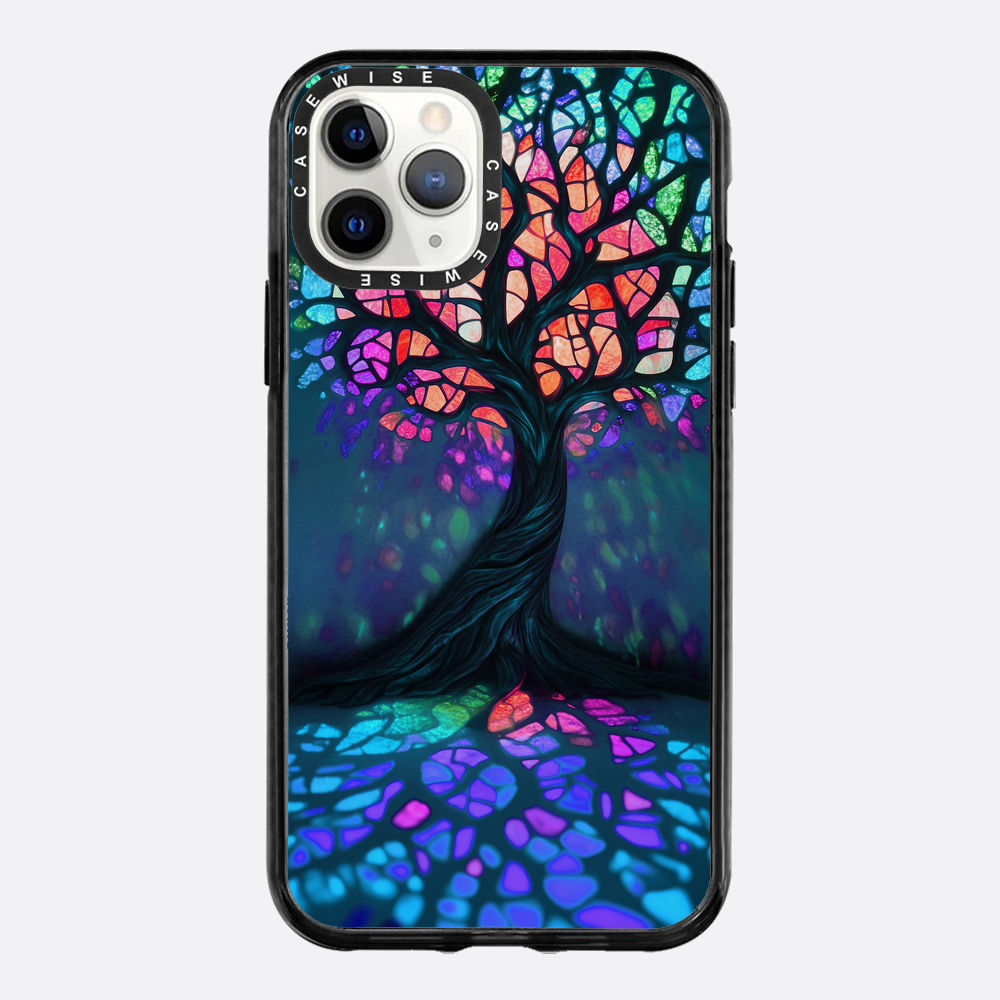 Tree of Life Vibrant Stainglass - Etui