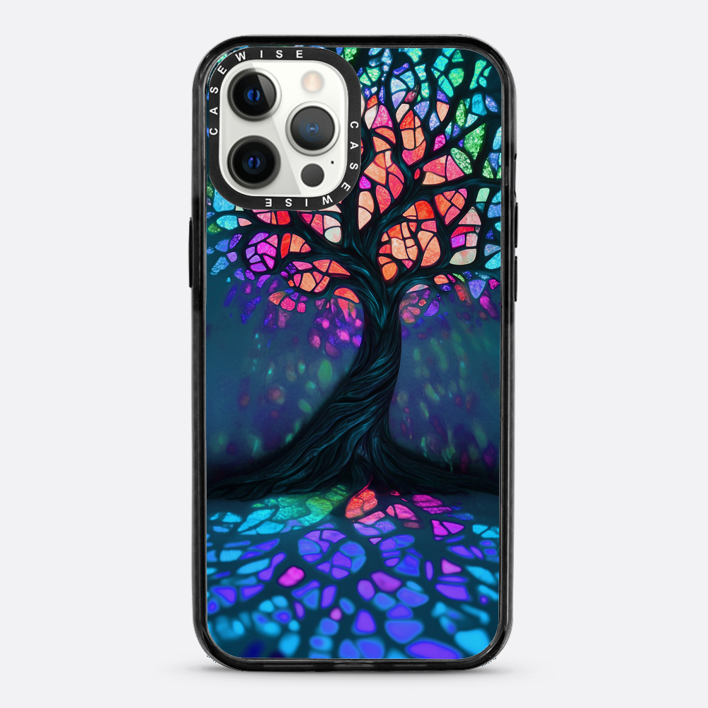 Tree of Life Vibrant Stainglass - Etui