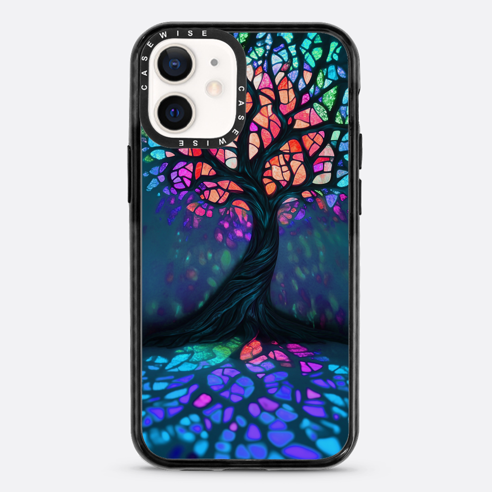 Tree of Life Vibrant Stainglass - Etui