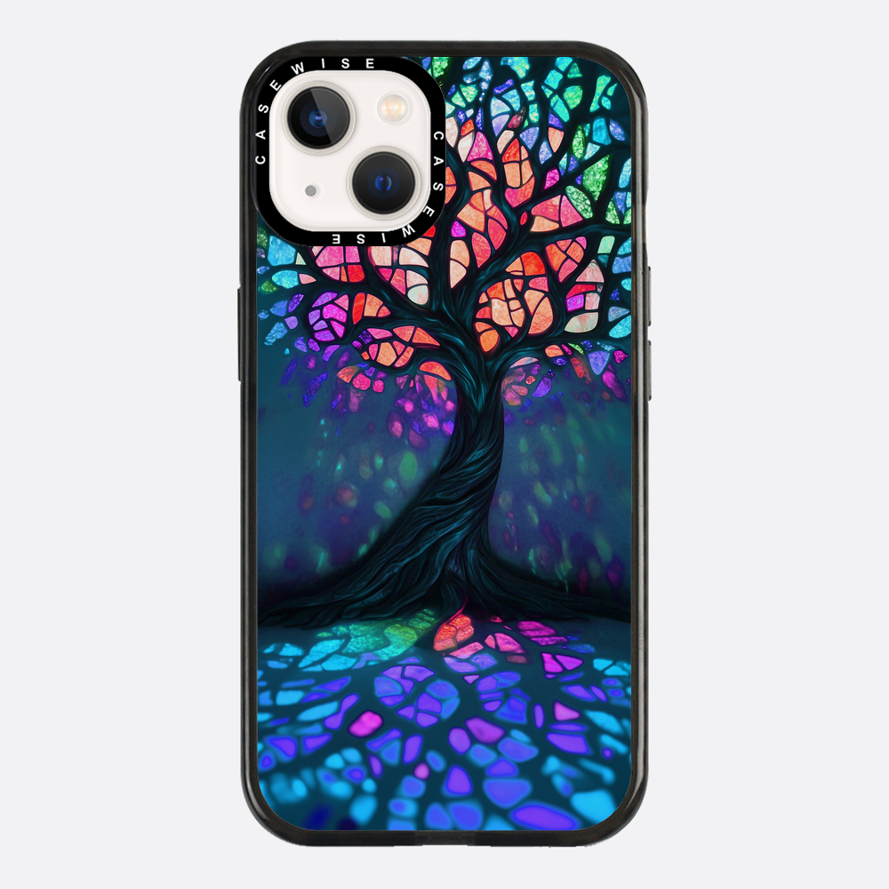 Tree of Life Vibrant Stainglass - Etui
