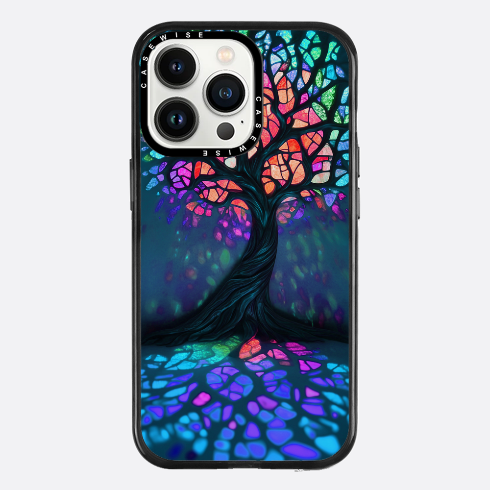 Tree of Life Vibrant Stainglass - Etui