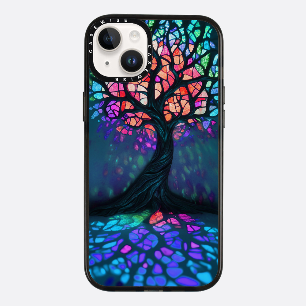 Tree of Life Vibrant Stainglass - Etui