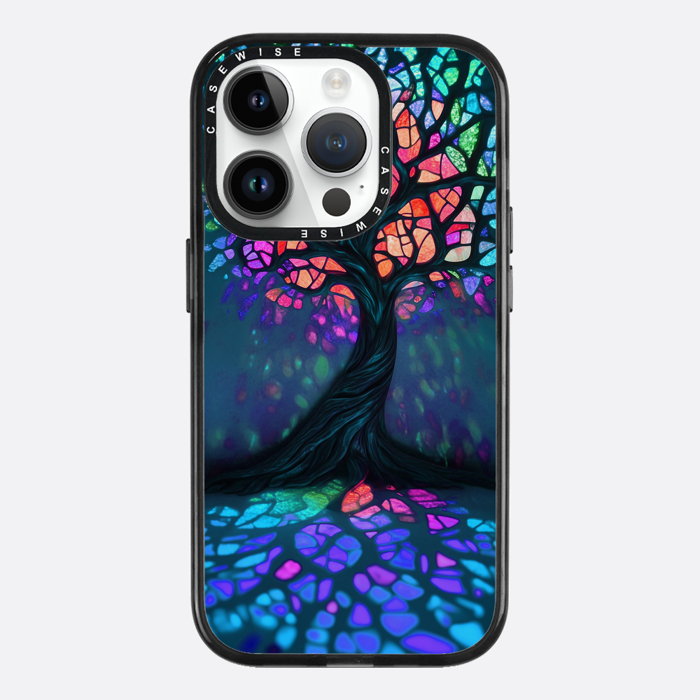 Tree of Life Vibrant Stainglass - Etui