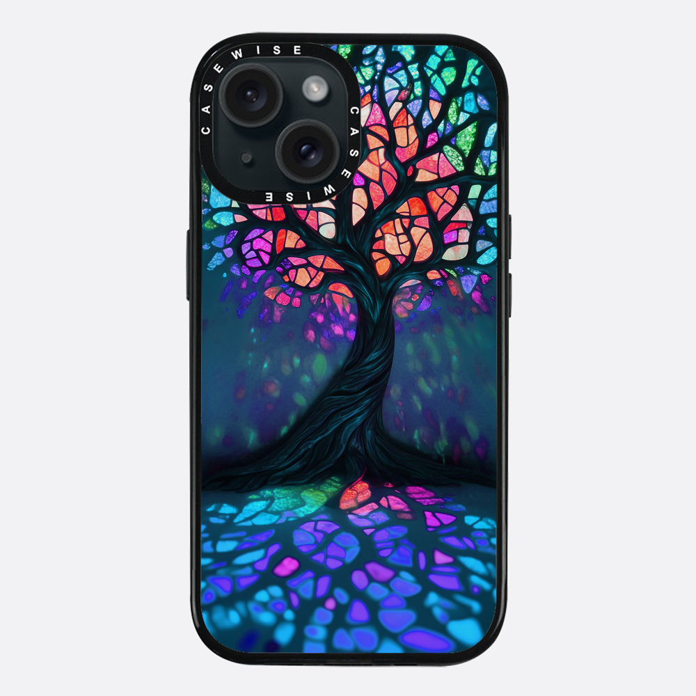 Tree of Life Vibrant Stainglass - Etui