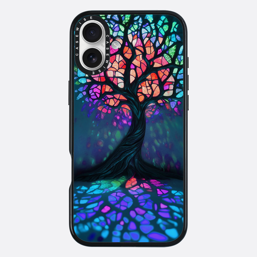 Tree of Life Vibrant Stainglass - Etui