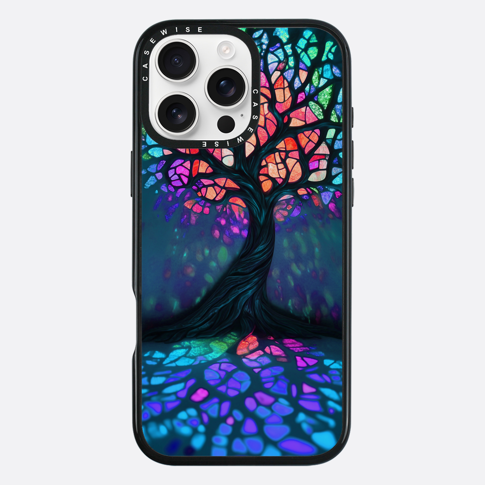 Tree of Life Vibrant Stainglass - Etui