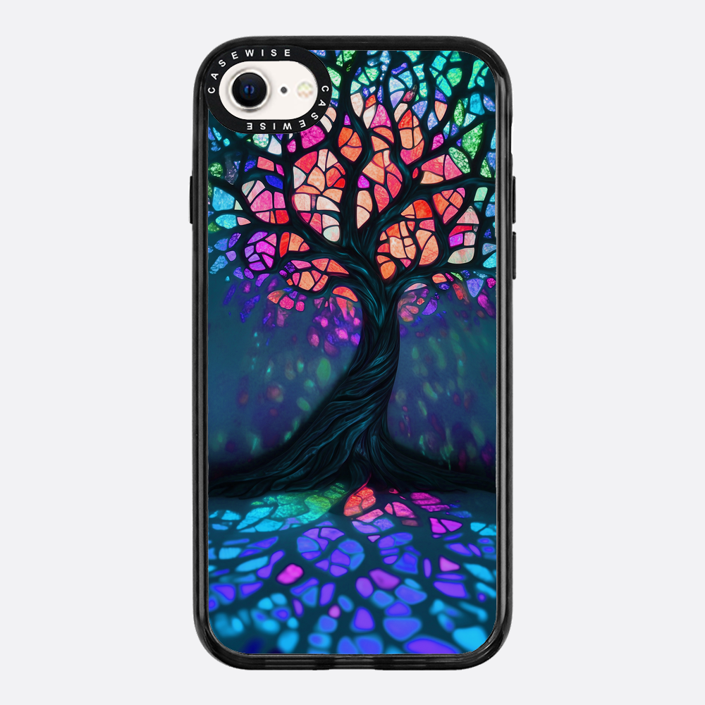 Tree of Life Vibrant Stainglass - Etui