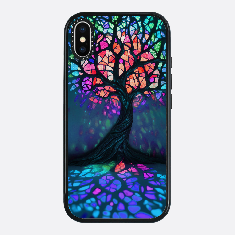 Tree of Life Vibrant Stainglass - Etui