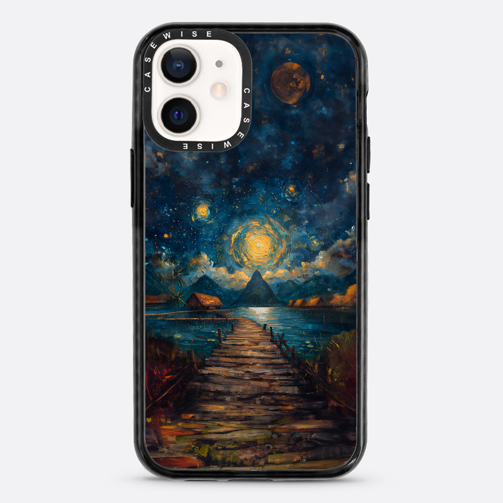 Coastal Pier Painting - Etui