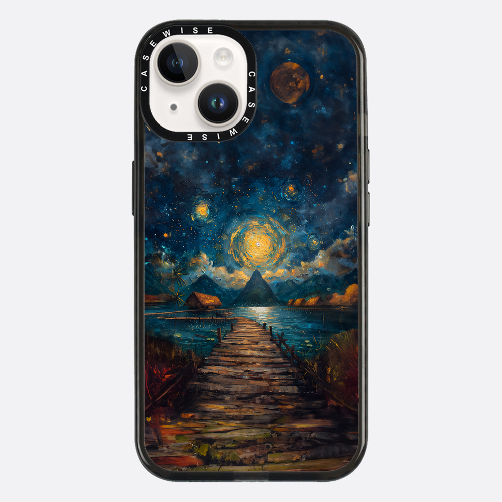 Coastal Pier Painting - Etui