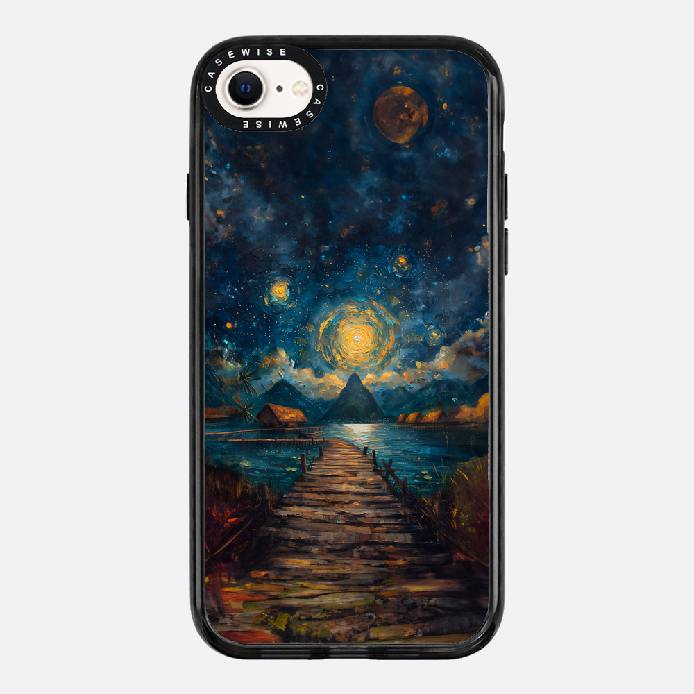 Coastal Pier Painting - Etui