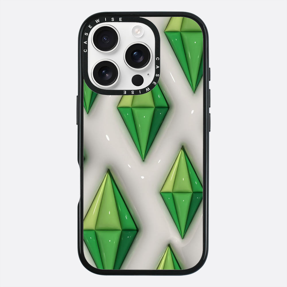 Wzór Plumbob z The Sims - Etui