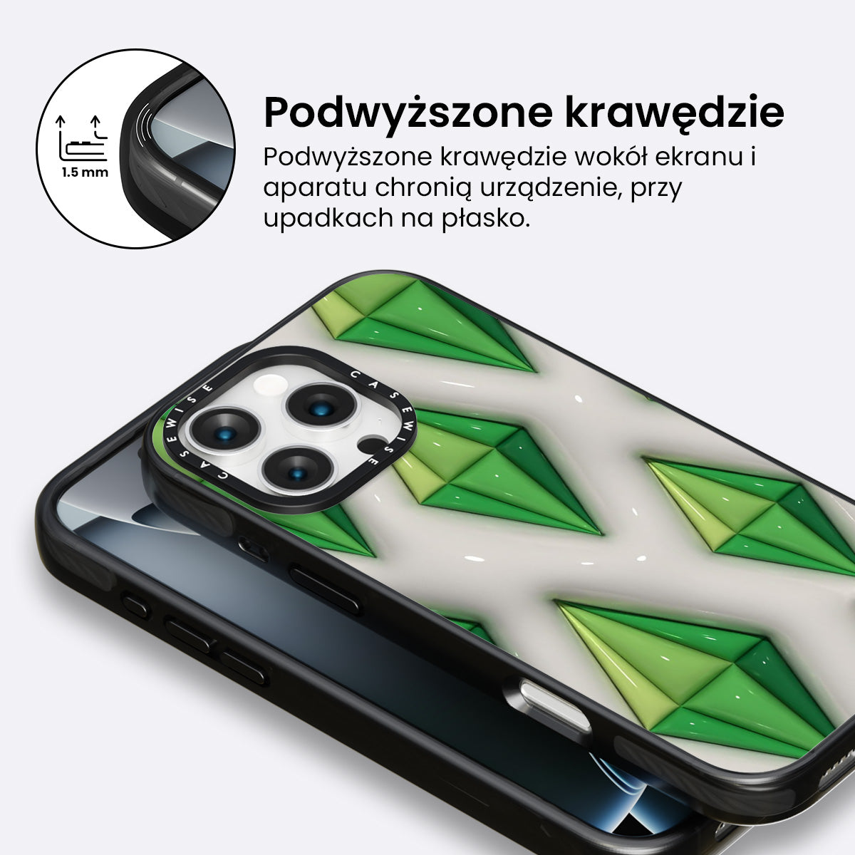 Wzór Plumbob z The Sims - Etui