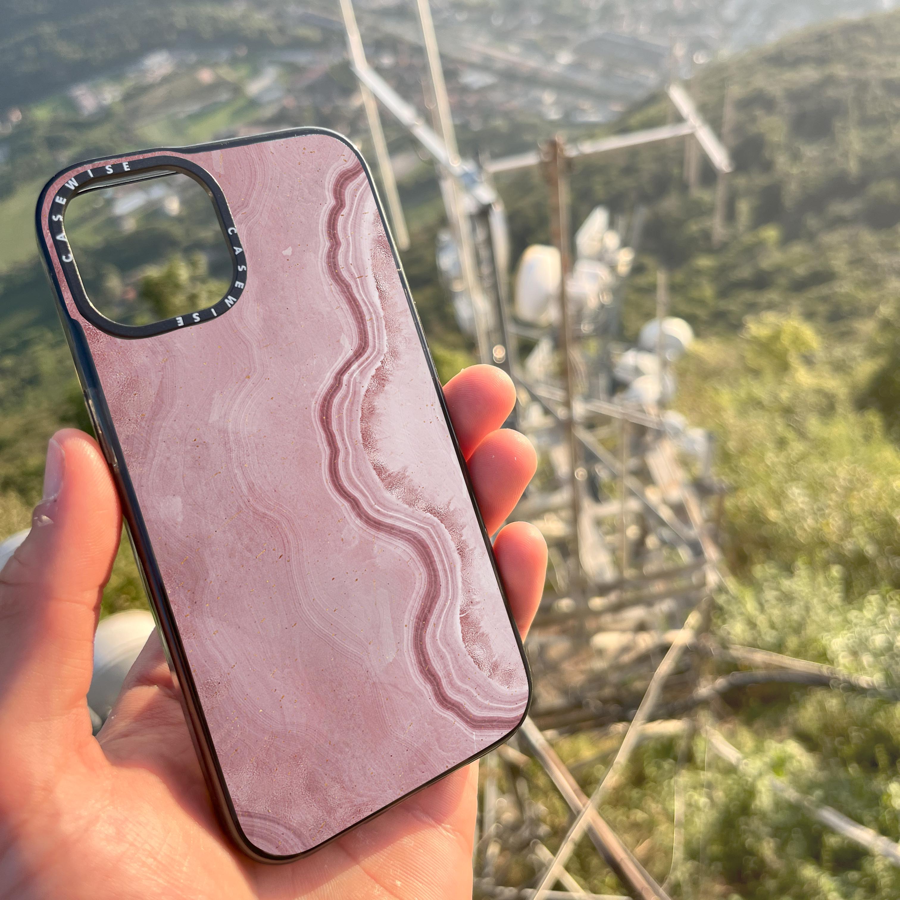 Pink Agate Texture 10 - Etui