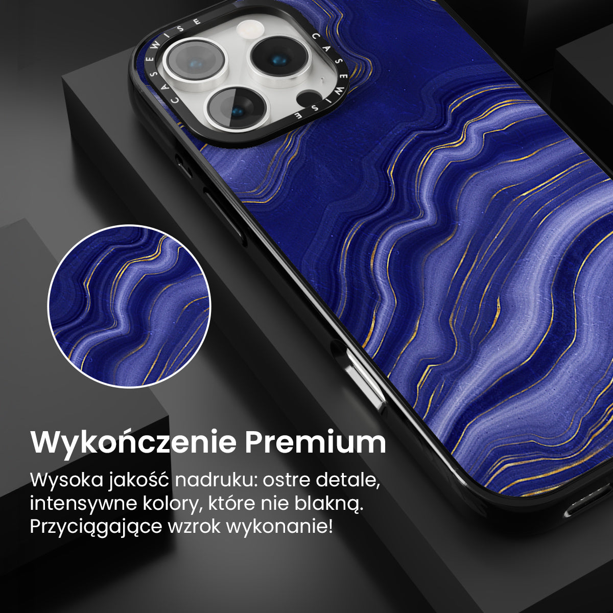 Blue Agate Texture 06 - Etui