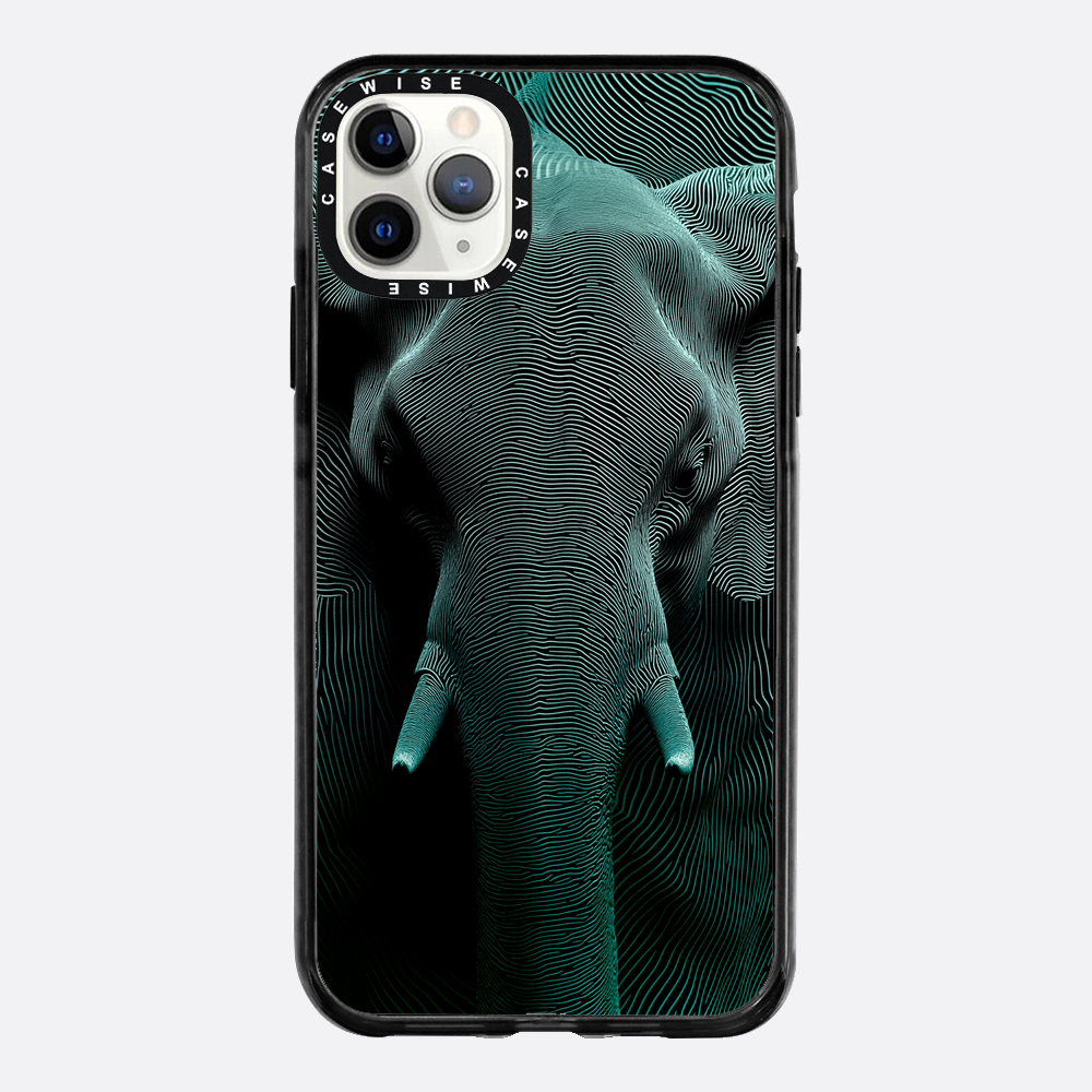 Optical Moir Elephant - Etui