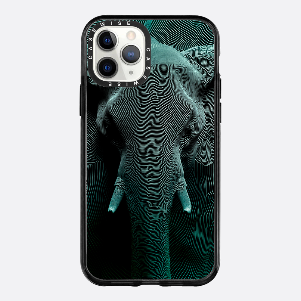 Optical Moir Elephant - Etui