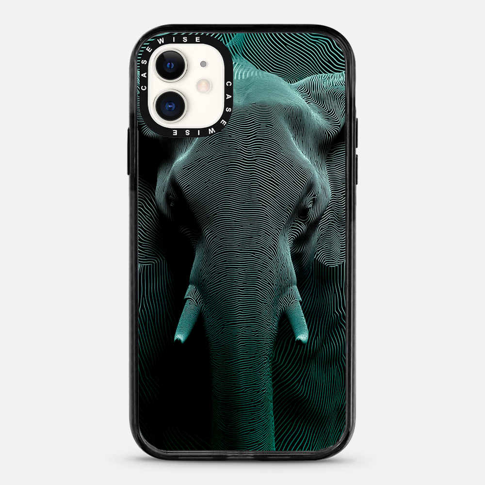 Optical Moir Elephant - Etui
