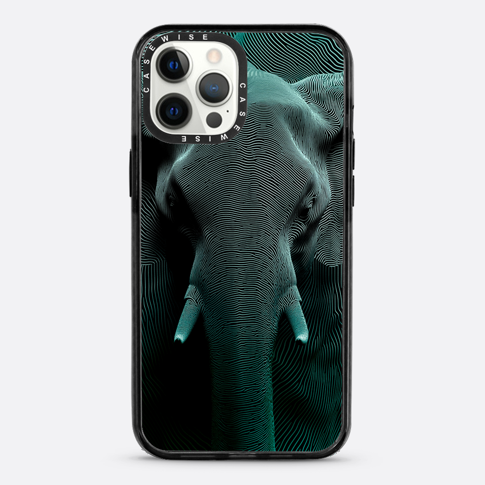 Optical Moir Elephant - Etui
