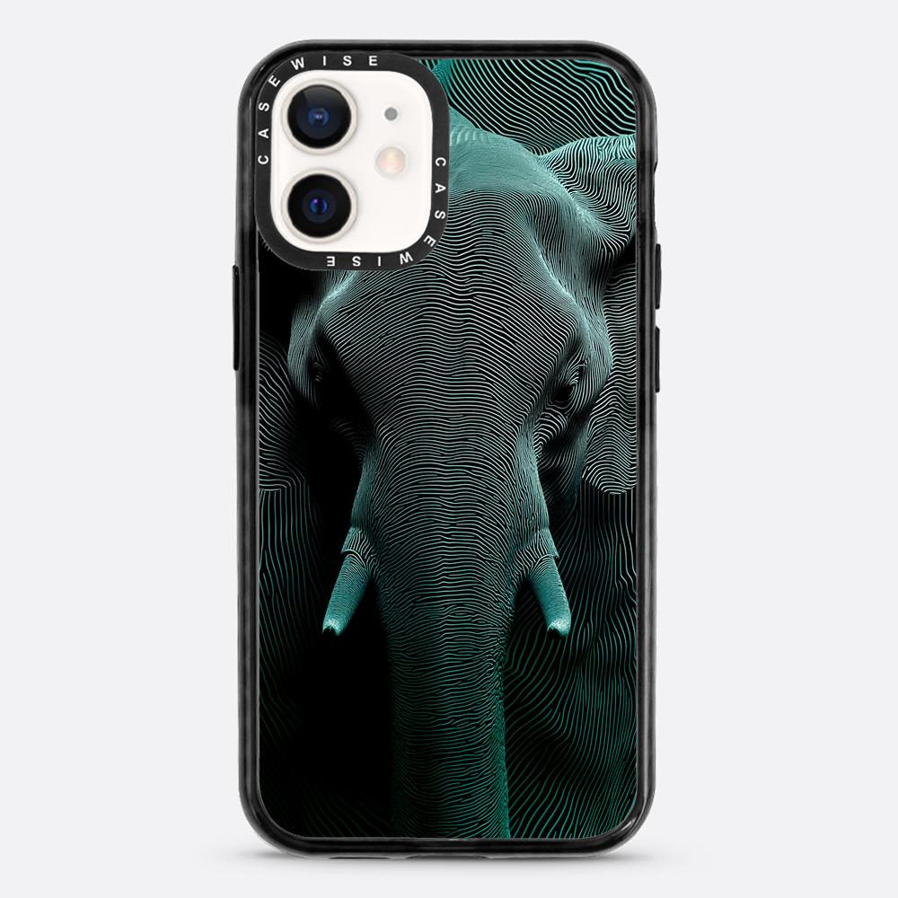 Optical Moir Elephant - Etui