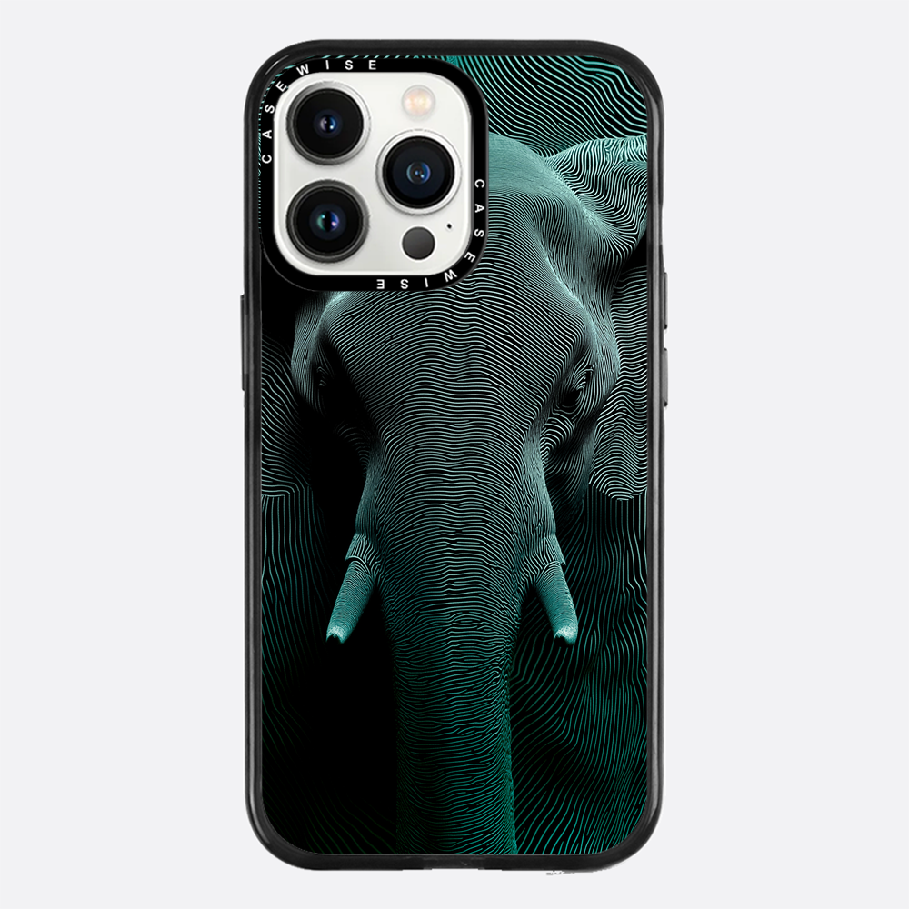 Optical Moir Elephant - Etui