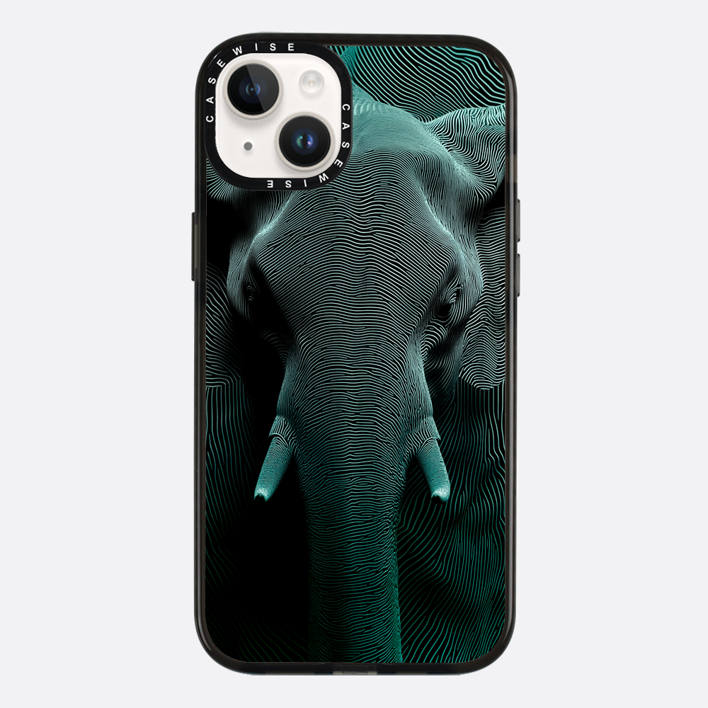 Optical Moir Elephant - Etui